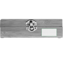 Stainless steel and bamboo wine set